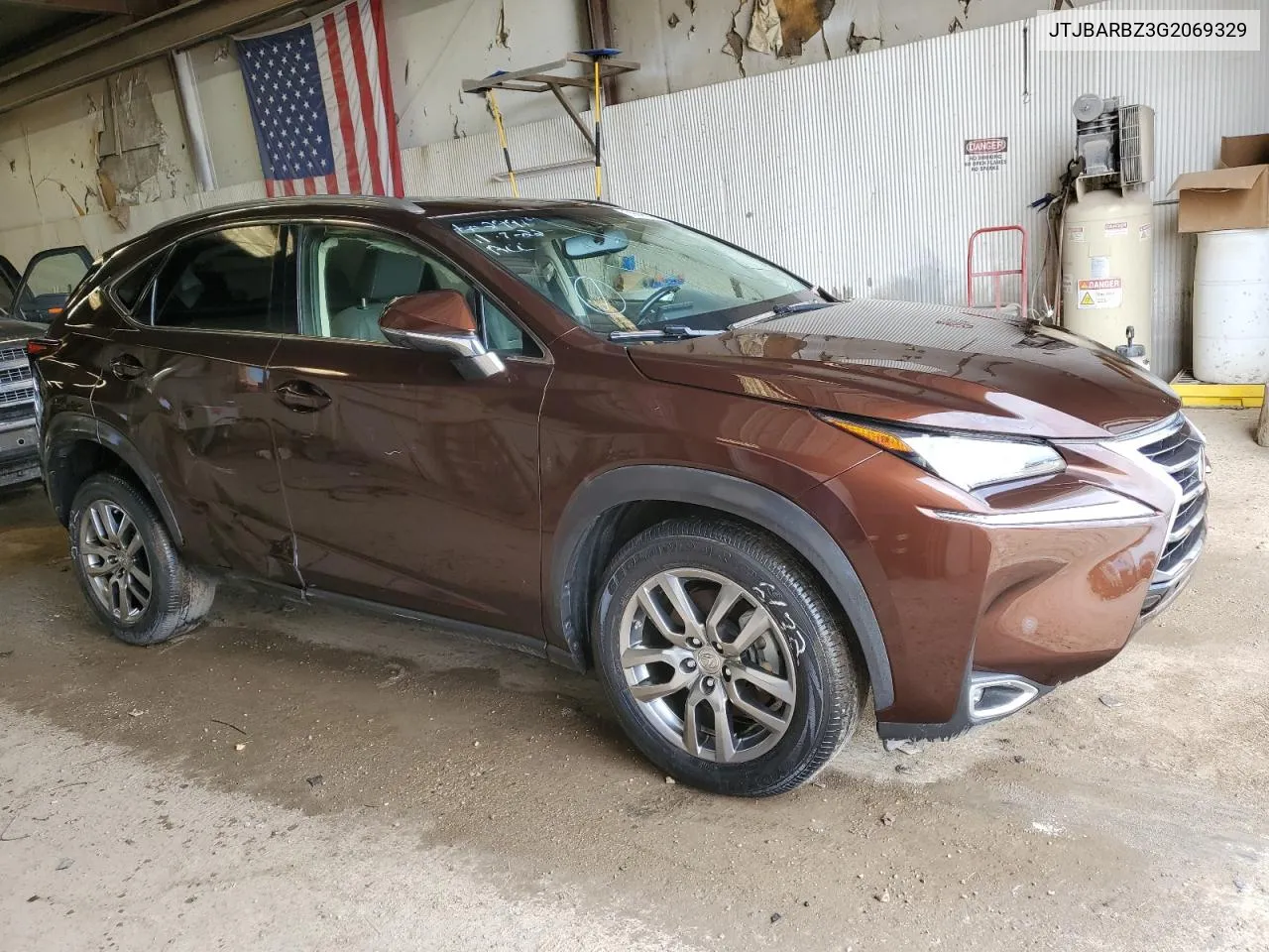 2016 Lexus Nx 200T Base VIN: JTJBARBZ3G2069329 Lot: 59895324