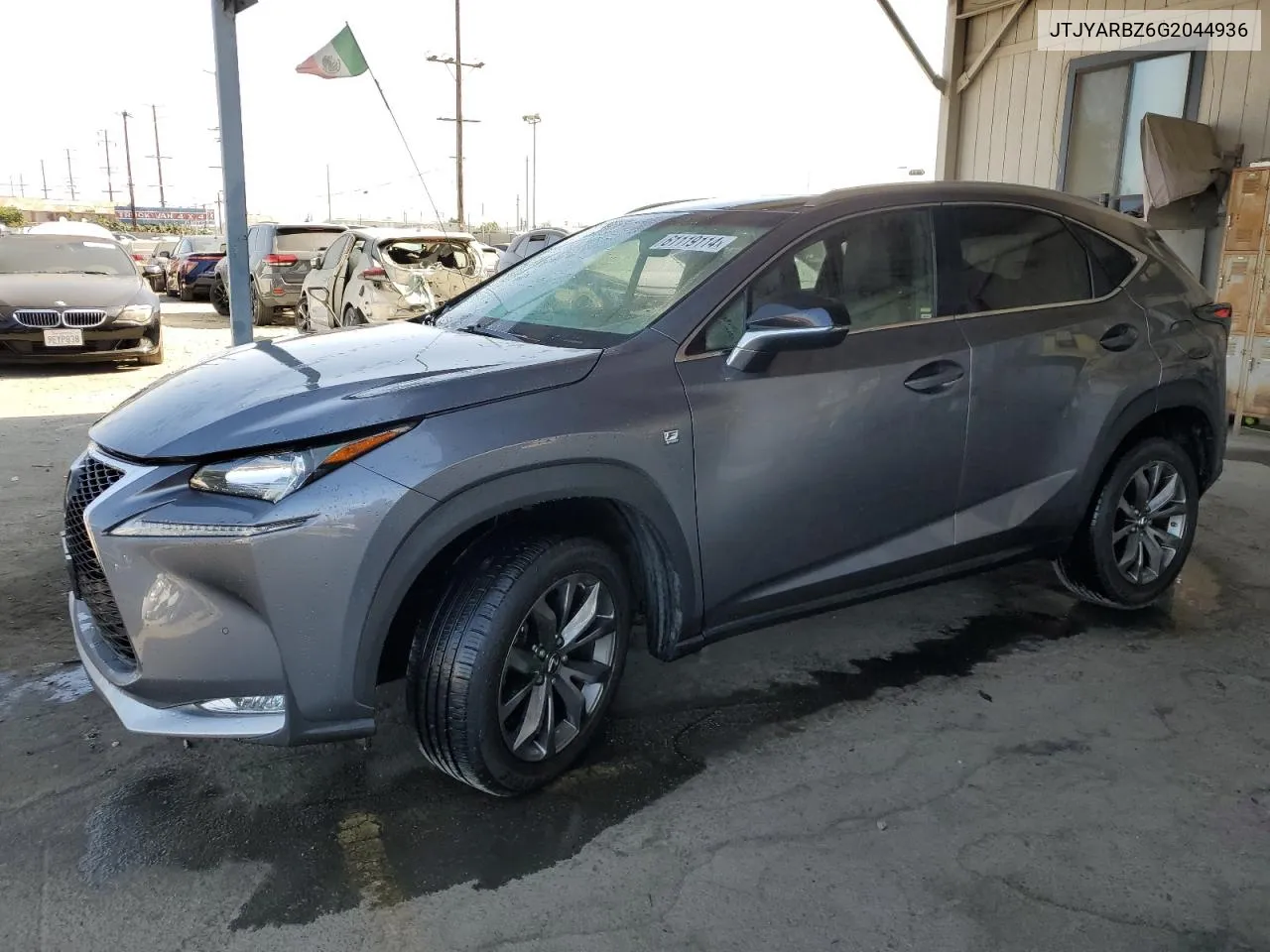 2016 Lexus Nx 200T Base VIN: JTJYARBZ6G2044936 Lot: 61119114