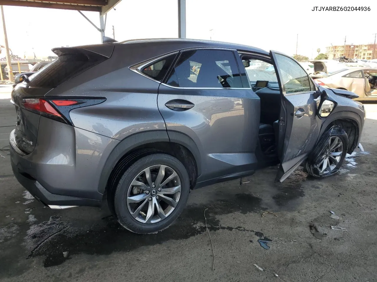 2016 Lexus Nx 200T Base VIN: JTJYARBZ6G2044936 Lot: 61119114