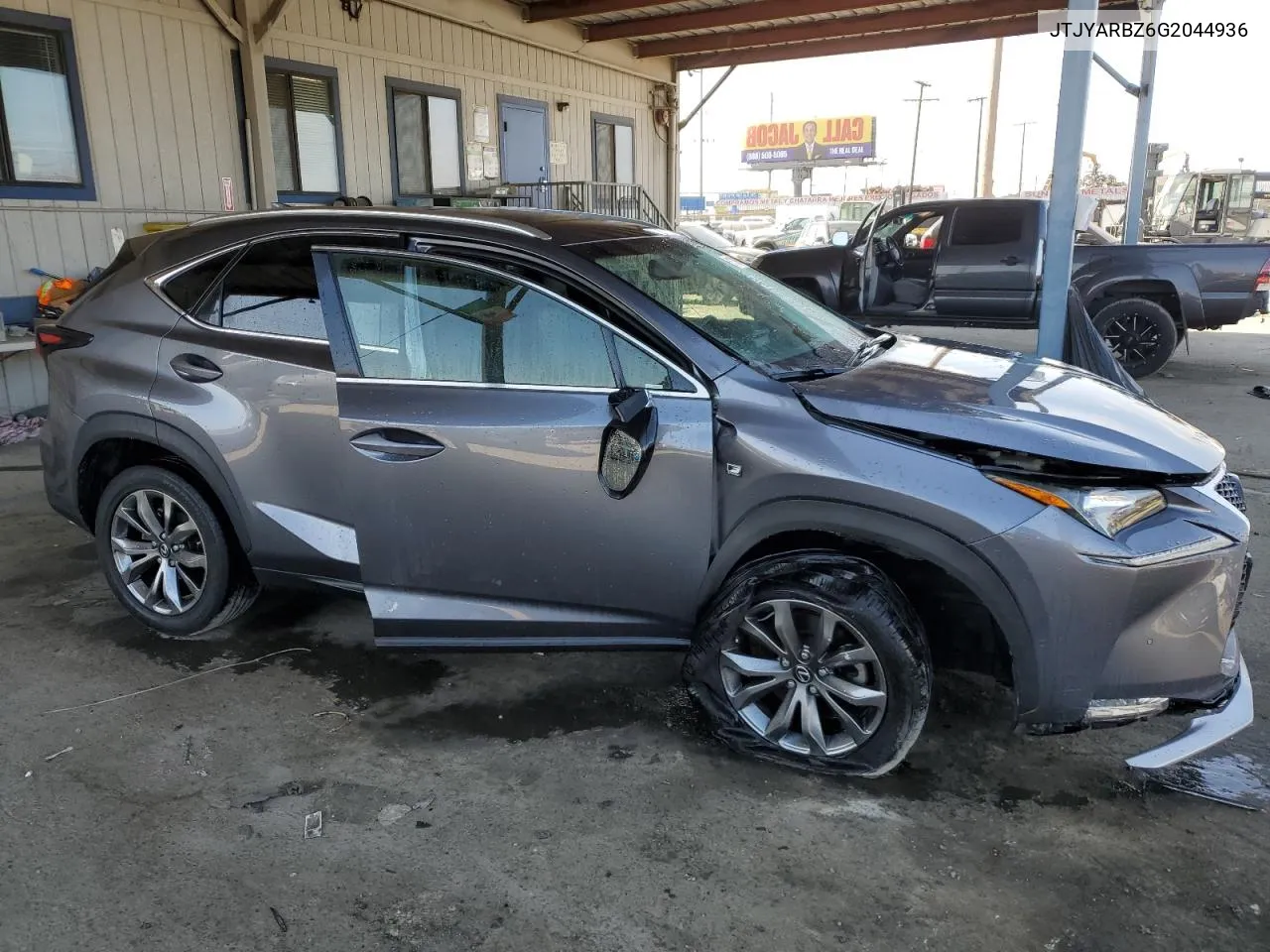 2016 Lexus Nx 200T Base VIN: JTJYARBZ6G2044936 Lot: 61119114