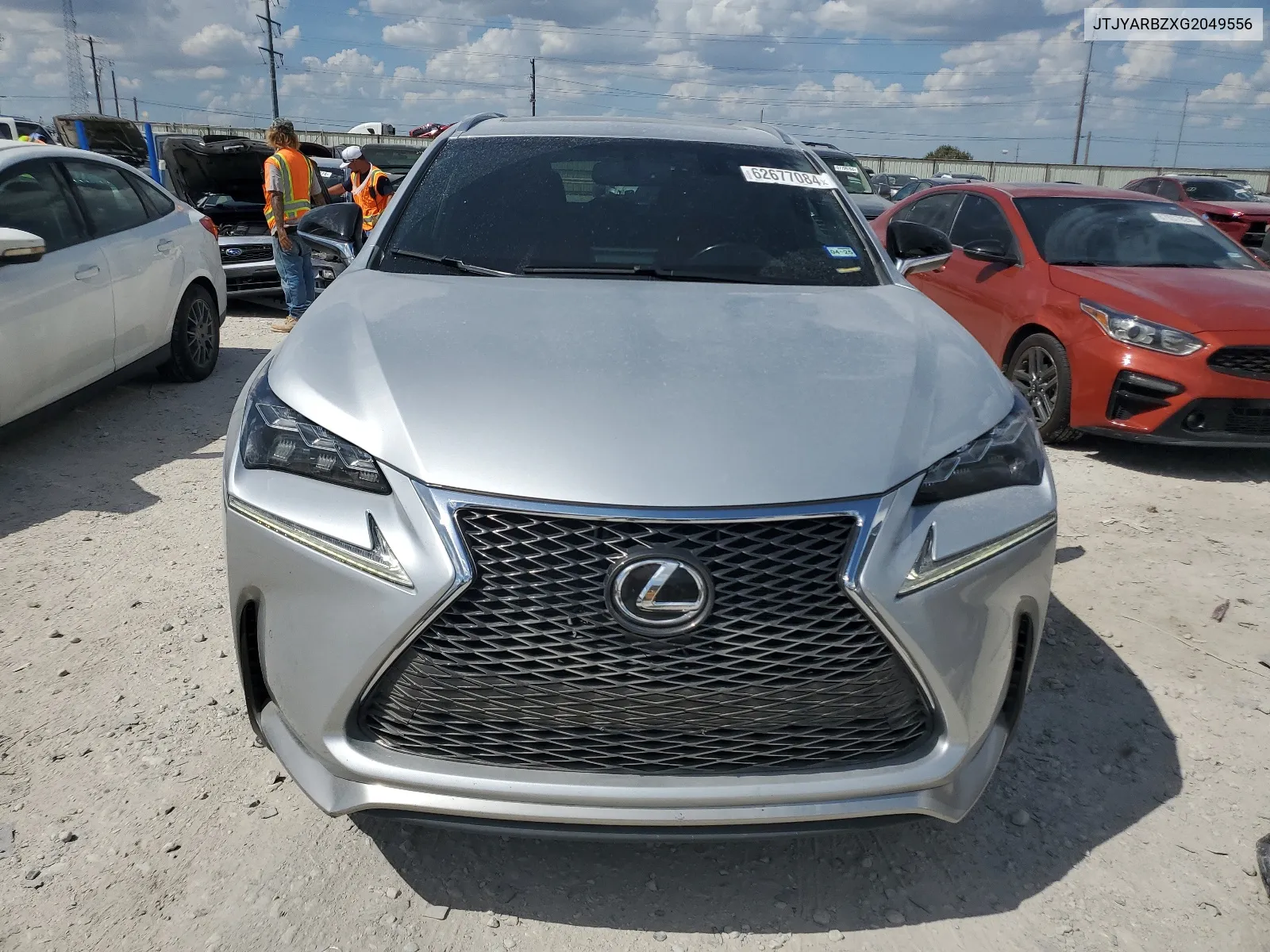 2016 Lexus Nx 200T Base VIN: JTJYARBZXG2049556 Lot: 62677084