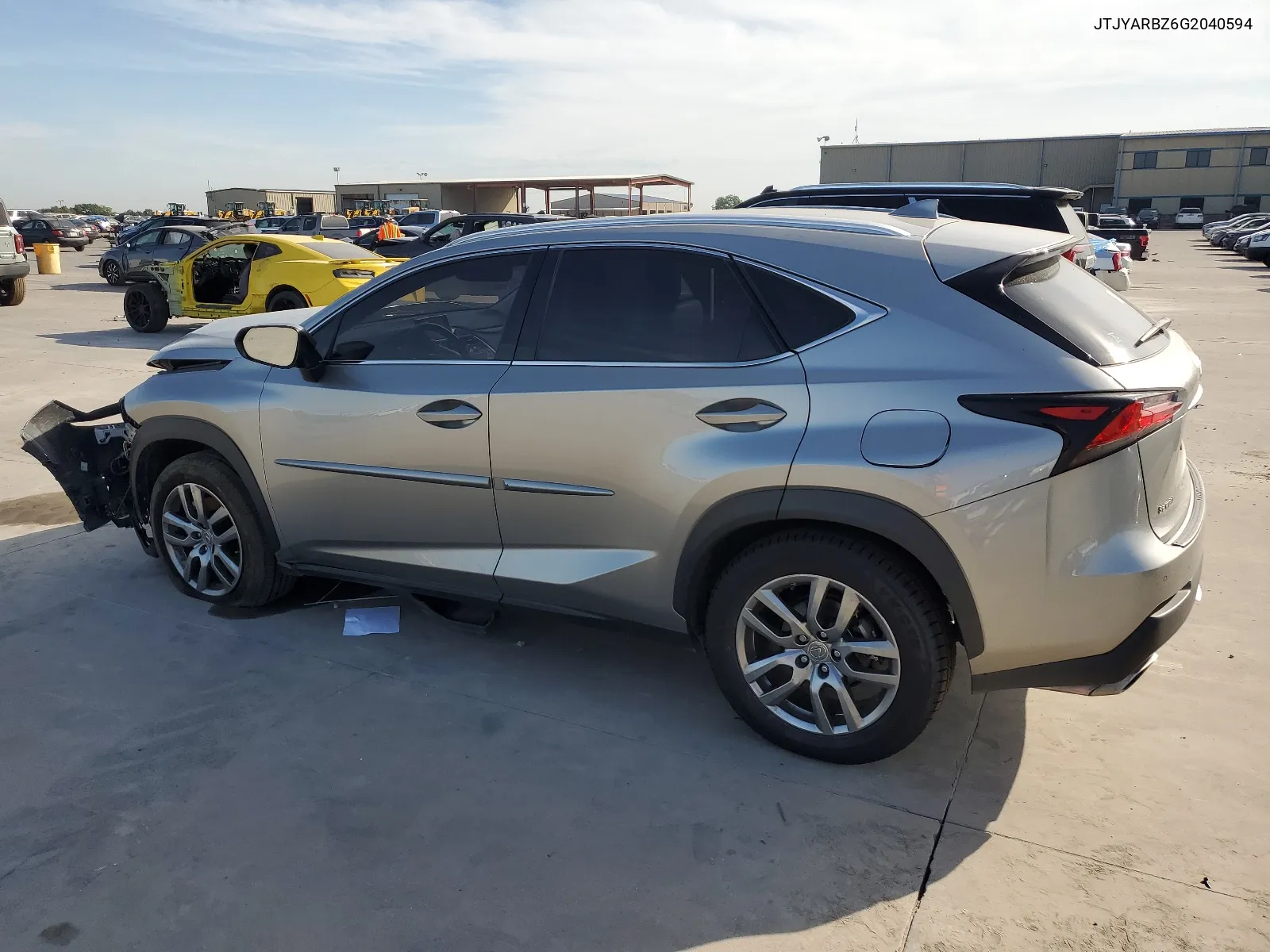 2016 Lexus Nx 200T Base VIN: JTJYARBZ6G2040594 Lot: 67450354