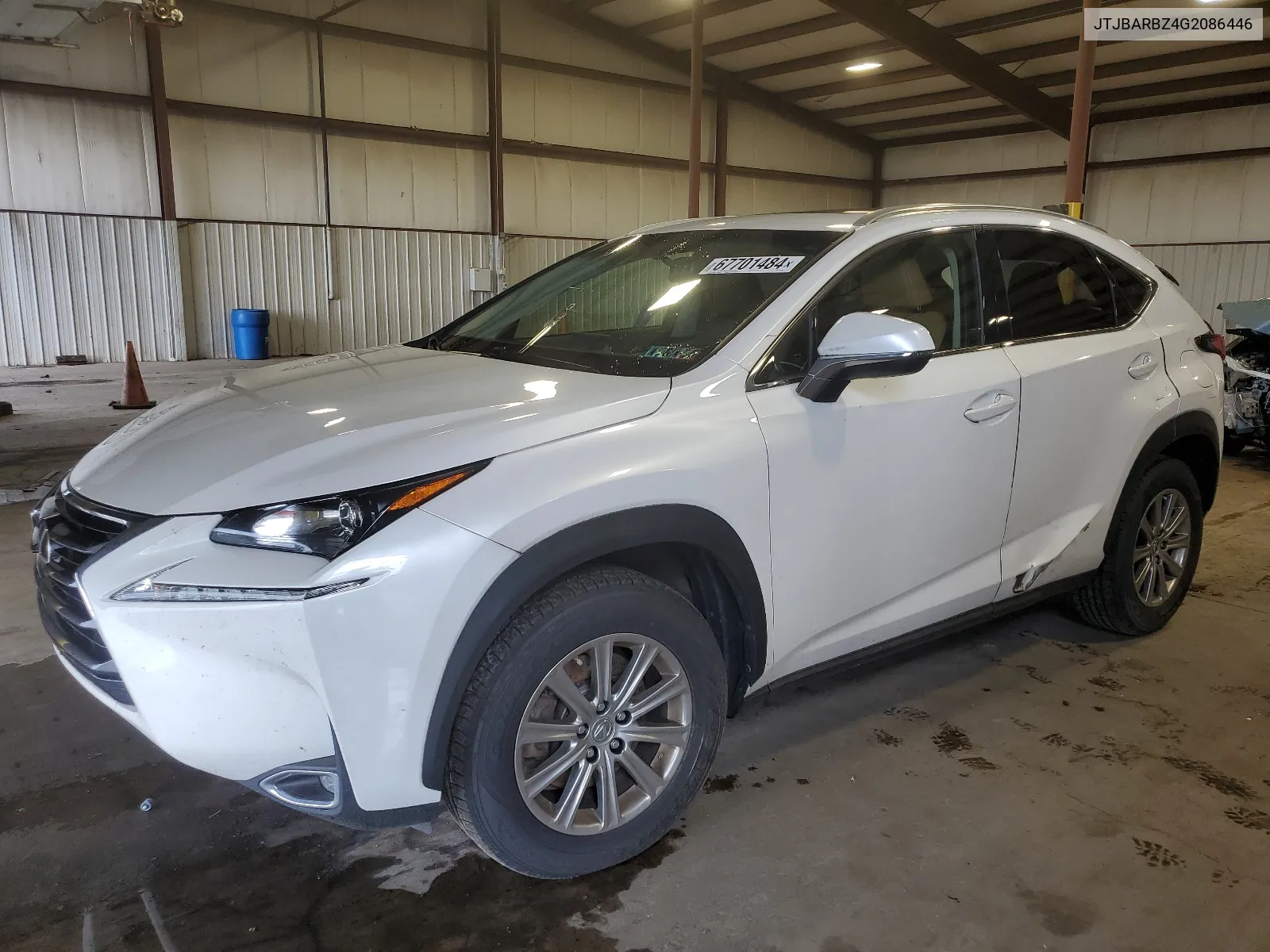 2016 Lexus Nx 200T Base VIN: JTJBARBZ4G2086446 Lot: 67701484