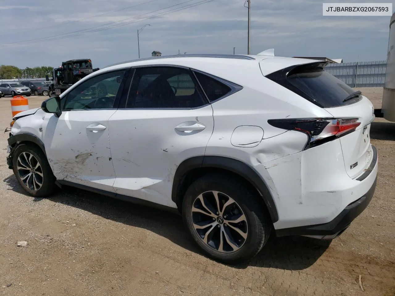 2016 Lexus Nx 200T Base VIN: JTJBARBZXG2067593 Lot: 68537194