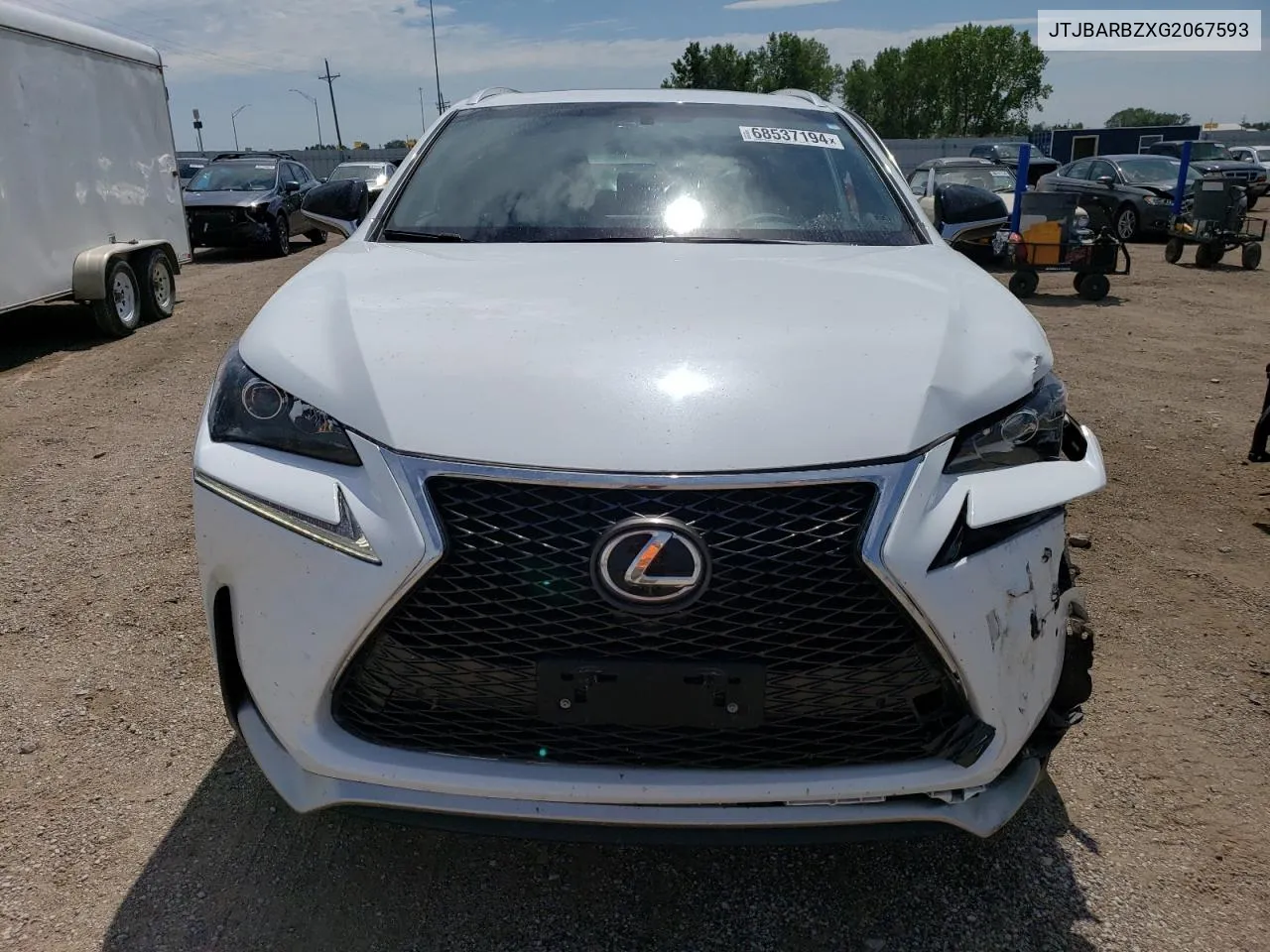 JTJBARBZXG2067593 2016 Lexus Nx 200T Base