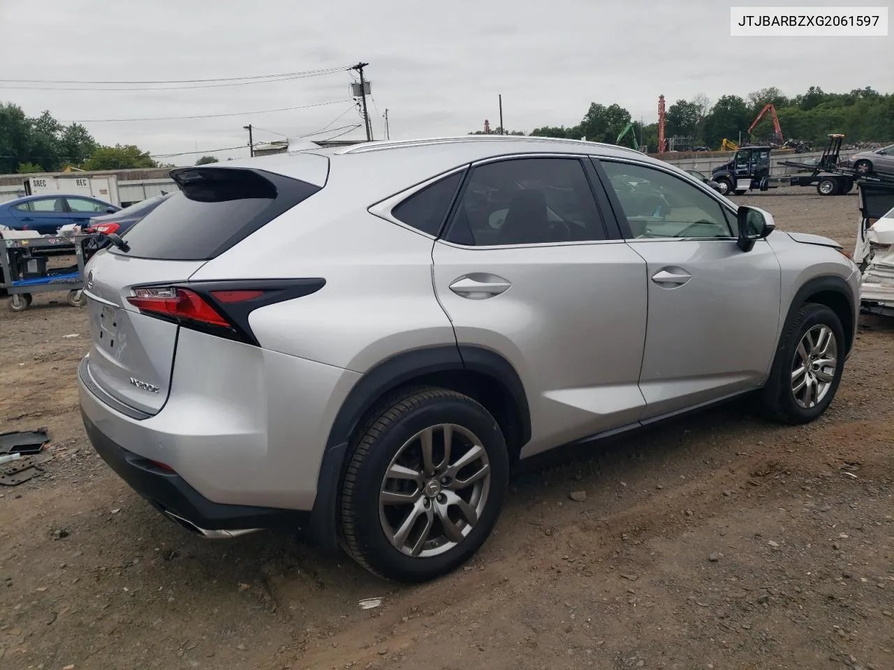 JTJBARBZXG2061597 2016 Lexus Nx 200T Base