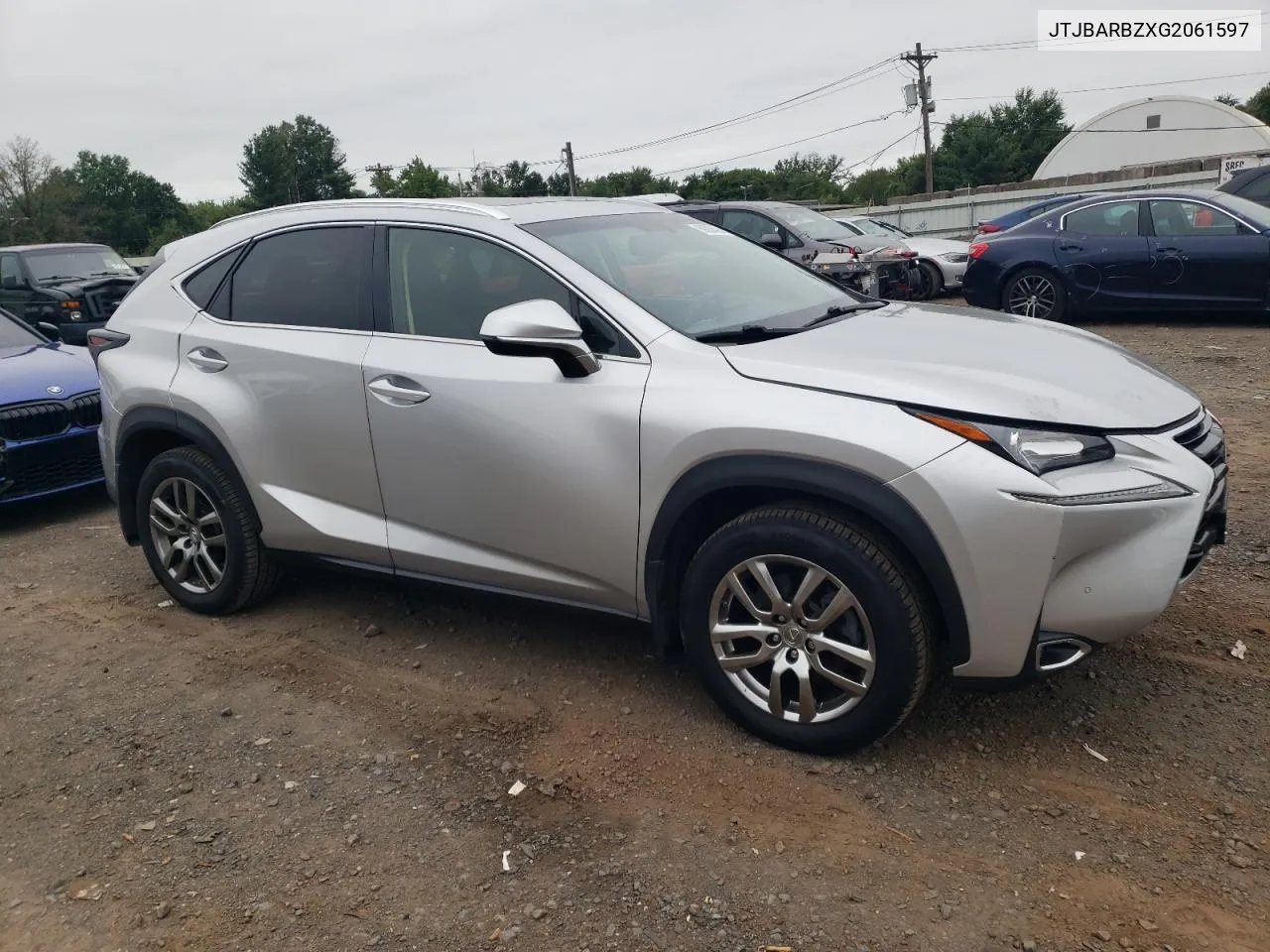 2016 Lexus Nx 200T Base VIN: JTJBARBZXG2061597 Lot: 69226424