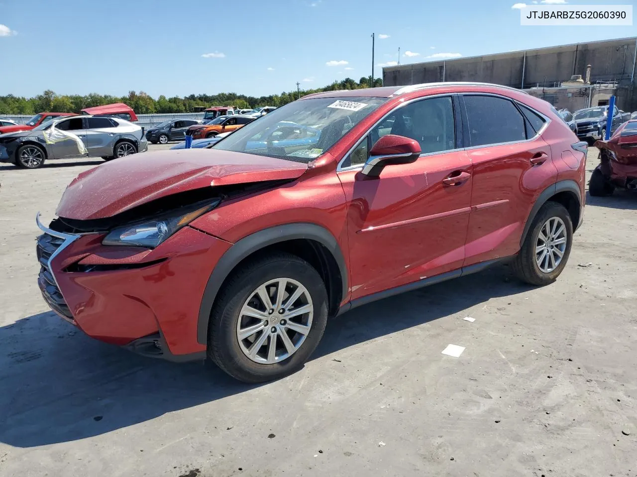 2016 Lexus Nx 200T Base VIN: JTJBARBZ5G2060390 Lot: 70465624