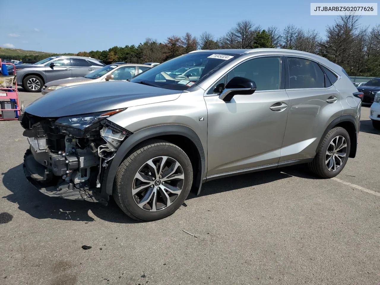 JTJBARBZ5G2077626 2016 Lexus Nx 200T Base