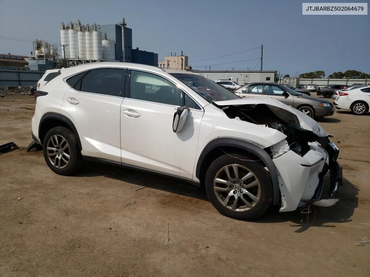 2016 Lexus Nx 200T Base VIN: JTJBARBZ5G2064679 Lot: 71121164