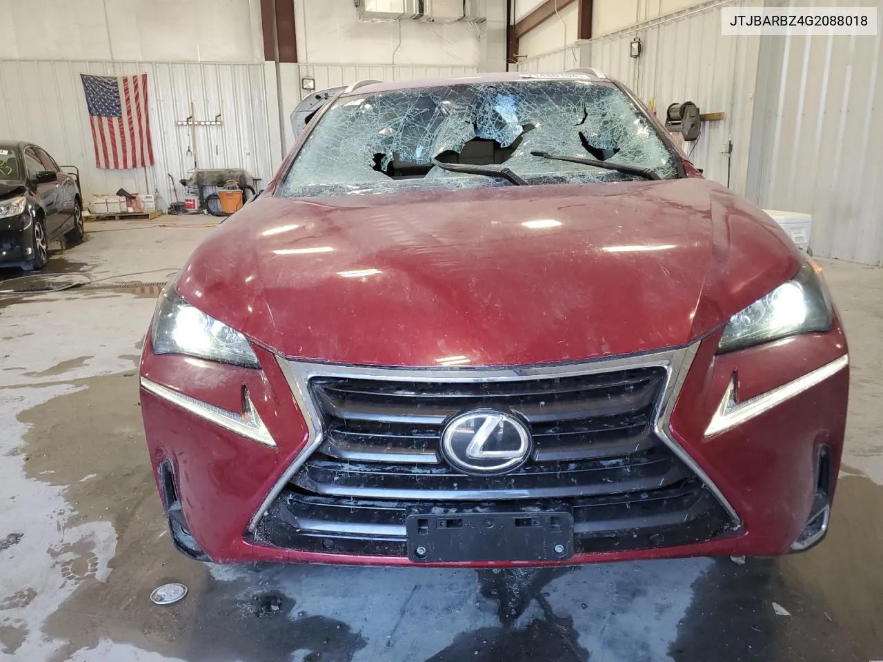 2016 Lexus Nx 200T Base VIN: JTJBARBZ4G2088018 Lot: 71480104