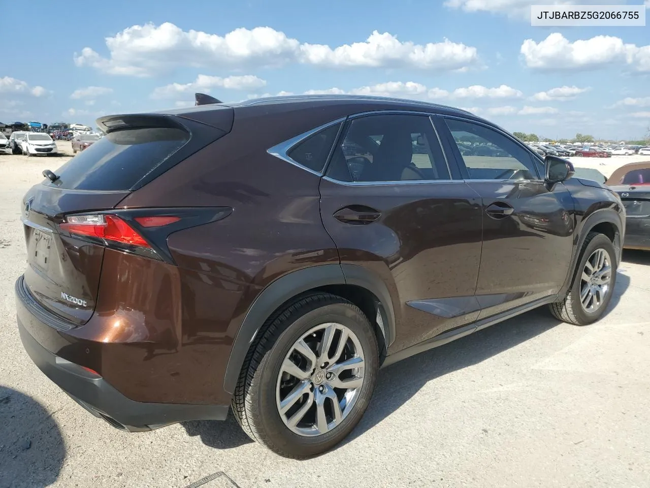 JTJBARBZ5G2066755 2016 Lexus Nx 200T Base