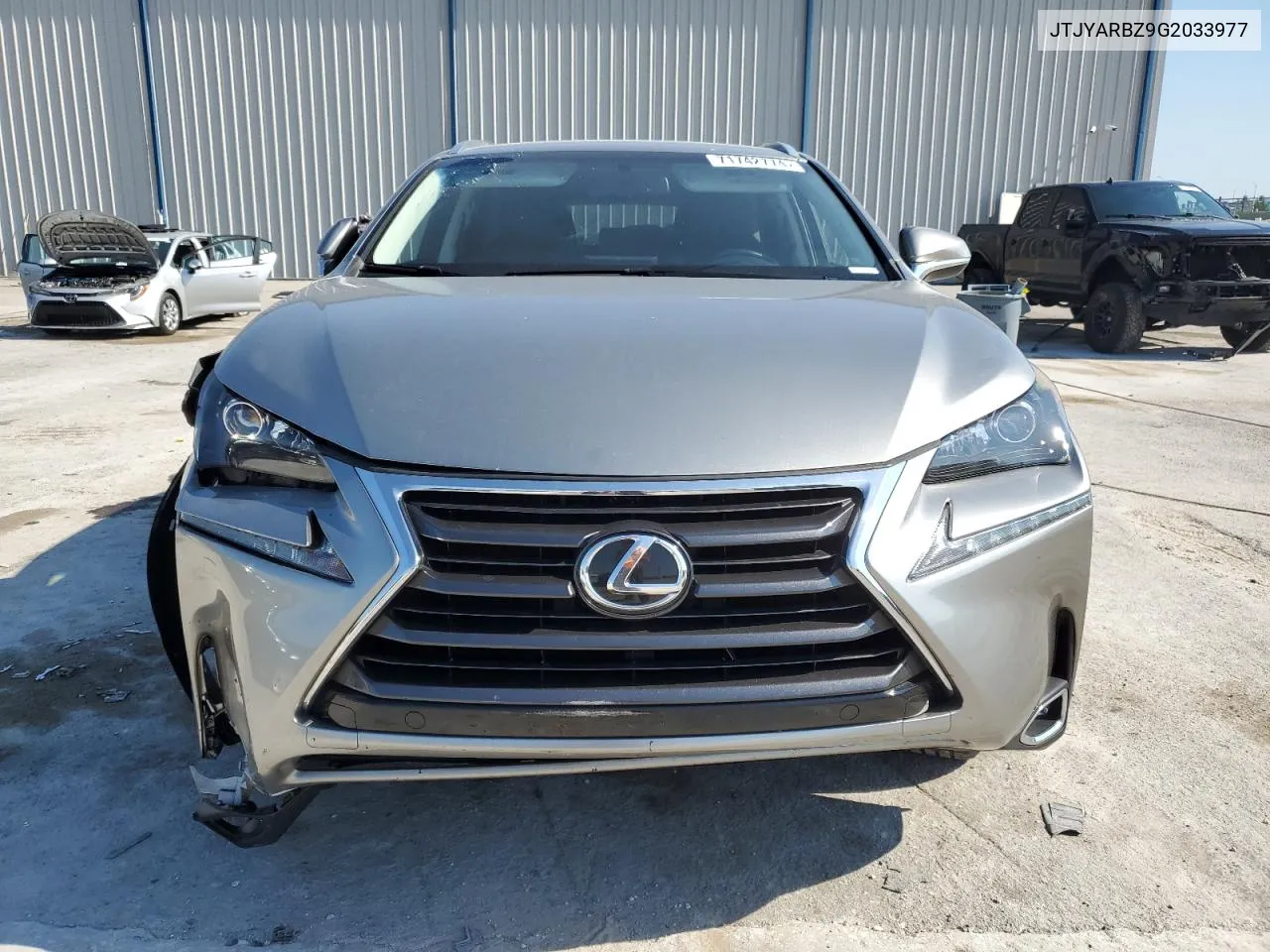 2016 Lexus Nx 200T Base VIN: JTJYARBZ9G2033977 Lot: 71742774