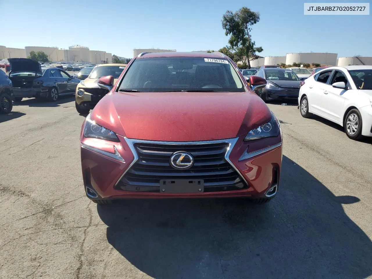 2016 Lexus Nx 200T Base VIN: JTJBARBZ7G2052727 Lot: 71796784