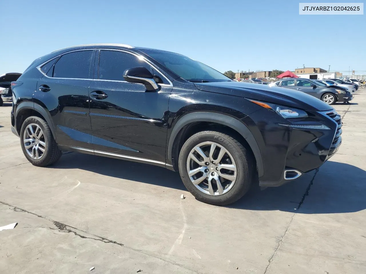 2016 Lexus Nx 200T Base VIN: JTJYARBZ1G2042625 Lot: 72341224