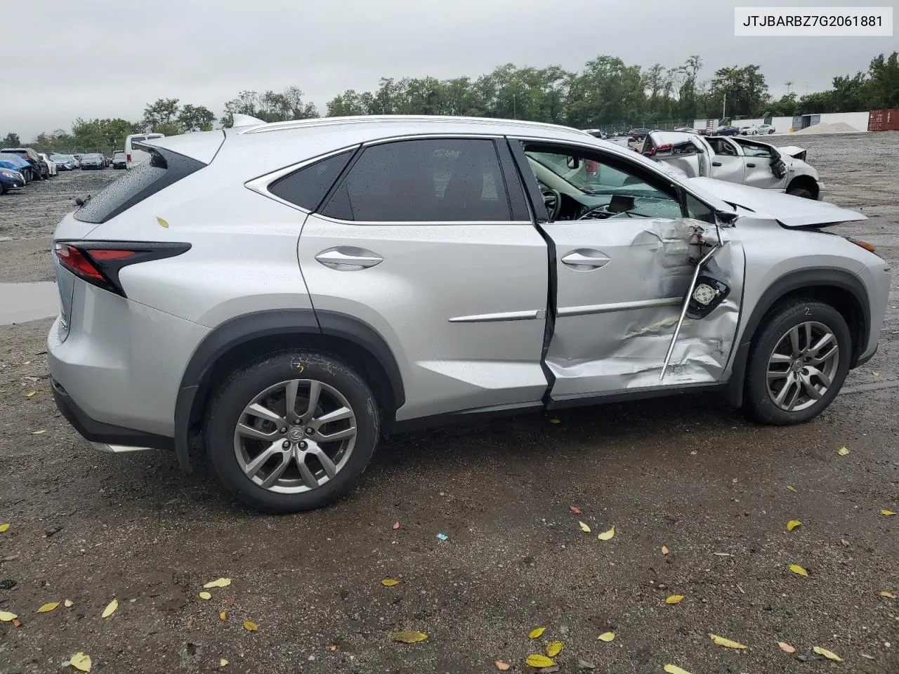 2016 Lexus Nx 200T Base VIN: JTJBARBZ7G2061881 Lot: 73541304