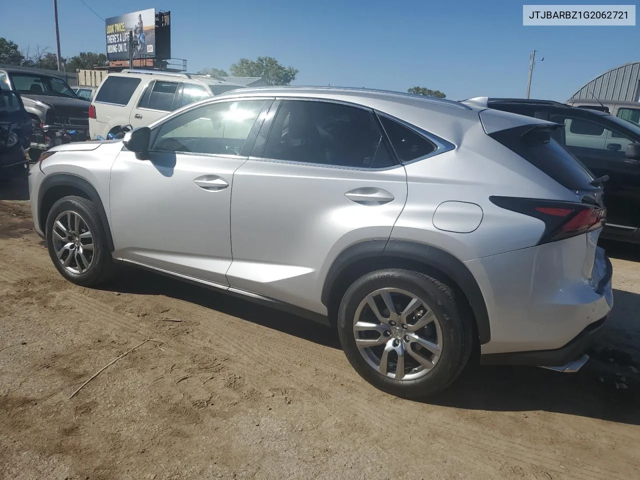 2016 Lexus Nx 200T Base VIN: JTJBARBZ1G2062721 Lot: 73561524