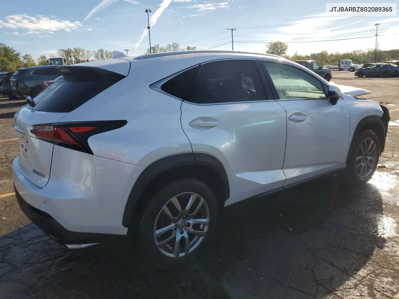 2016 Lexus Nx 200T Base VIN: JTJBARBZ8G2089365 Lot: 73731694