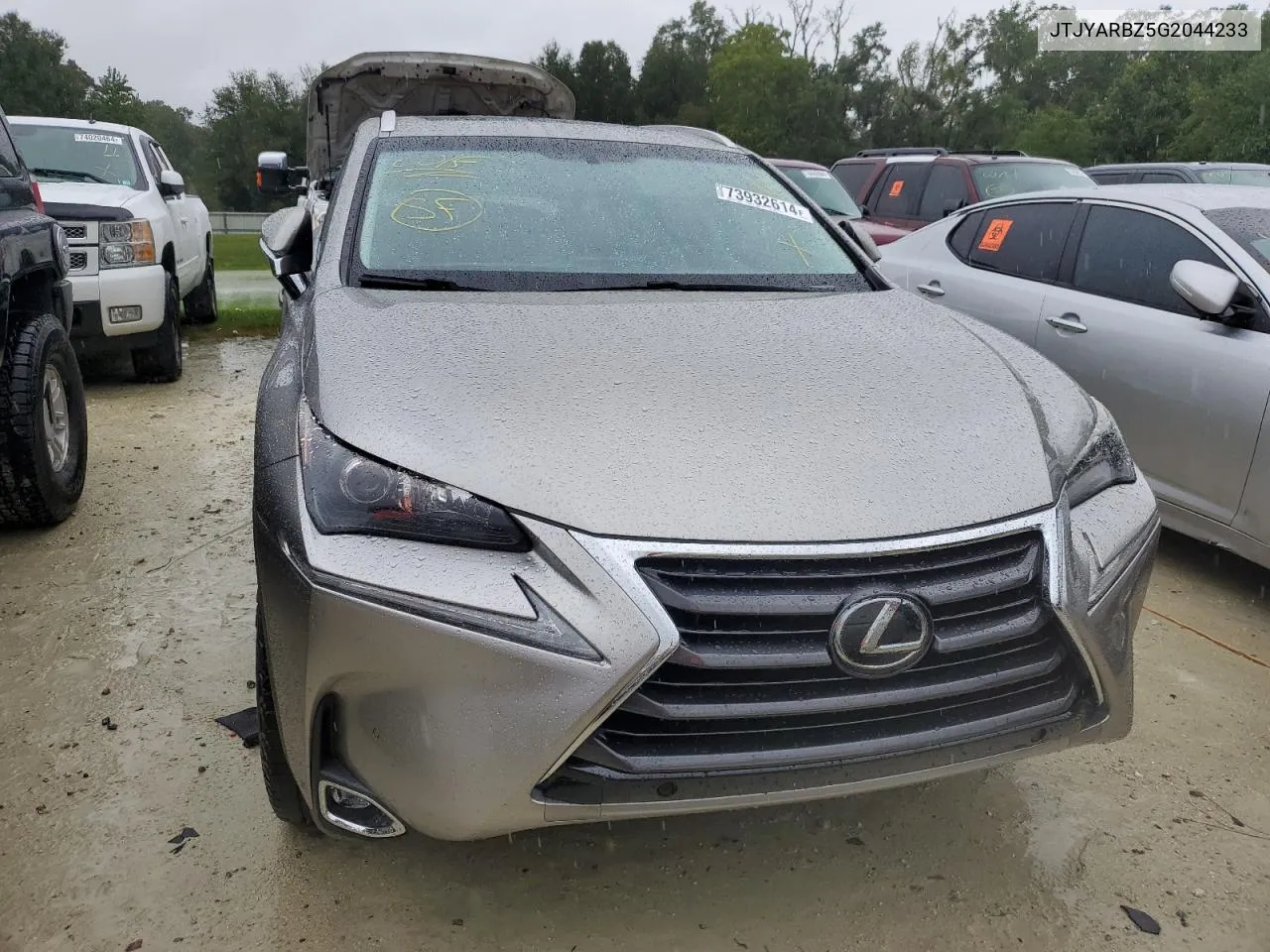 2016 Lexus Nx 200T Base VIN: JTJYARBZ5G2044233 Lot: 73932614