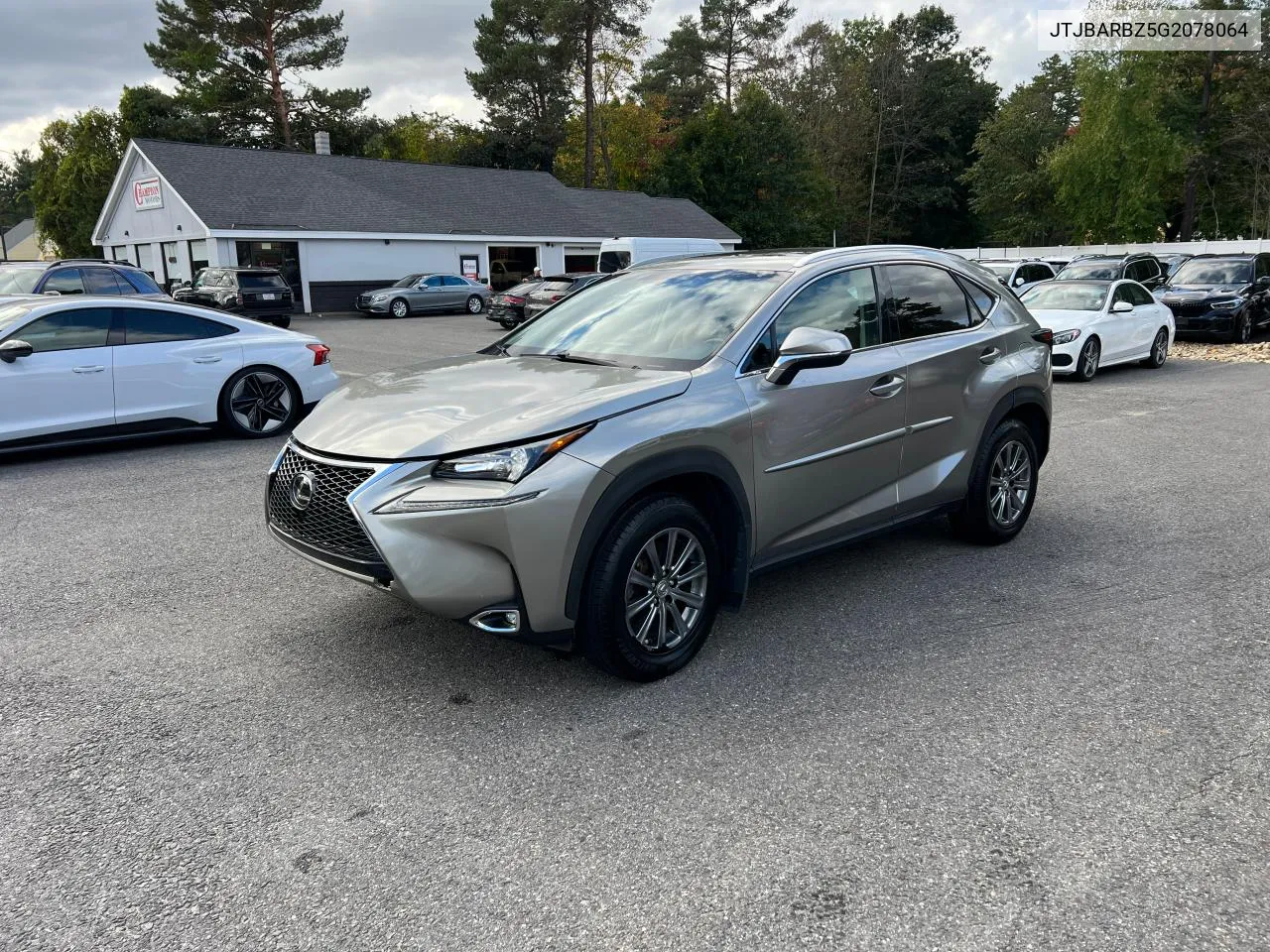 2016 Lexus Nx 200T Base VIN: JTJBARBZ5G2078064 Lot: 74585694