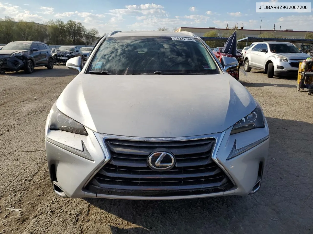 2016 Lexus Nx 200T Base VIN: JTJBARBZ9G2067200 Lot: 75272704