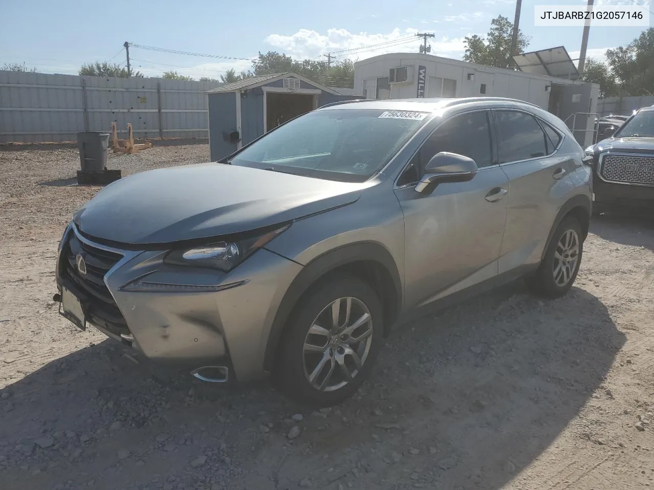 2016 Lexus Nx 200T Base VIN: JTJBARBZ1G2057146 Lot: 75630324