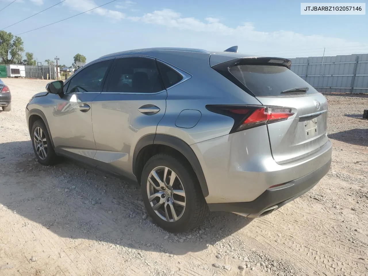 2016 Lexus Nx 200T Base VIN: JTJBARBZ1G2057146 Lot: 75630324