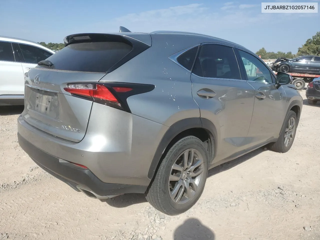 2016 Lexus Nx 200T Base VIN: JTJBARBZ1G2057146 Lot: 75630324