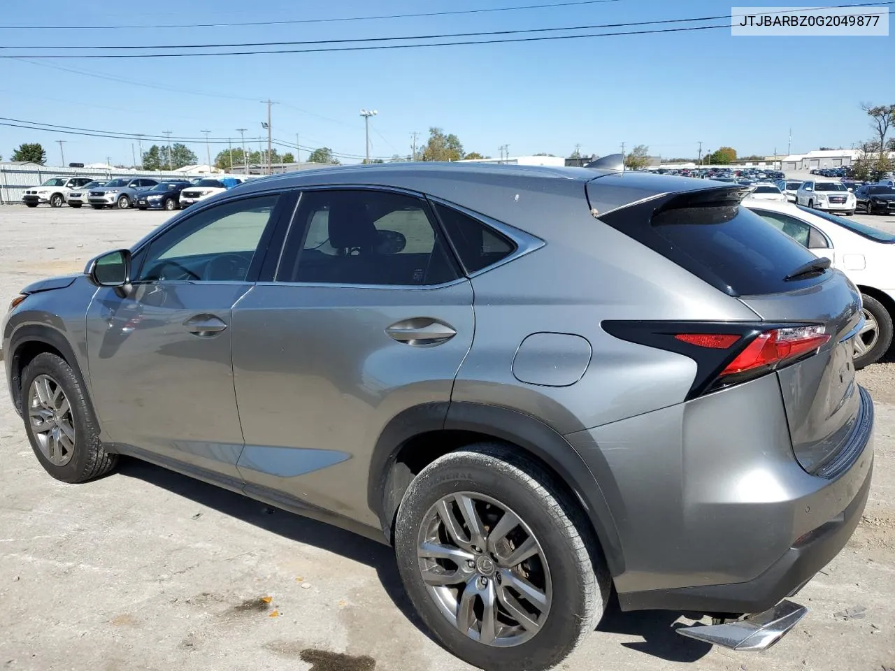 2016 Lexus Nx 200T Base VIN: JTJBARBZ0G2049877 Lot: 75700334