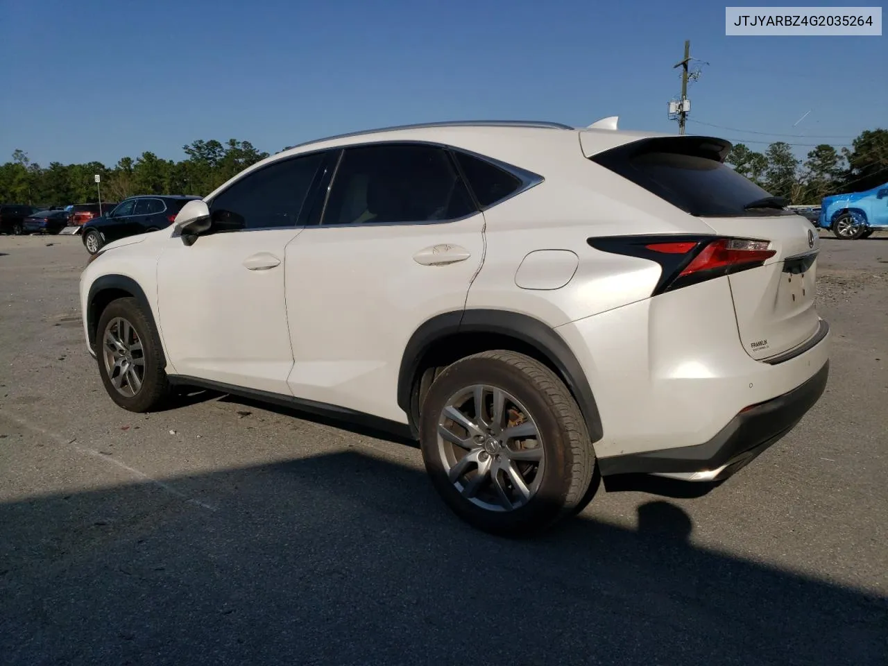 2016 Lexus Nx 200T Base VIN: JTJYARBZ4G2035264 Lot: 75940054