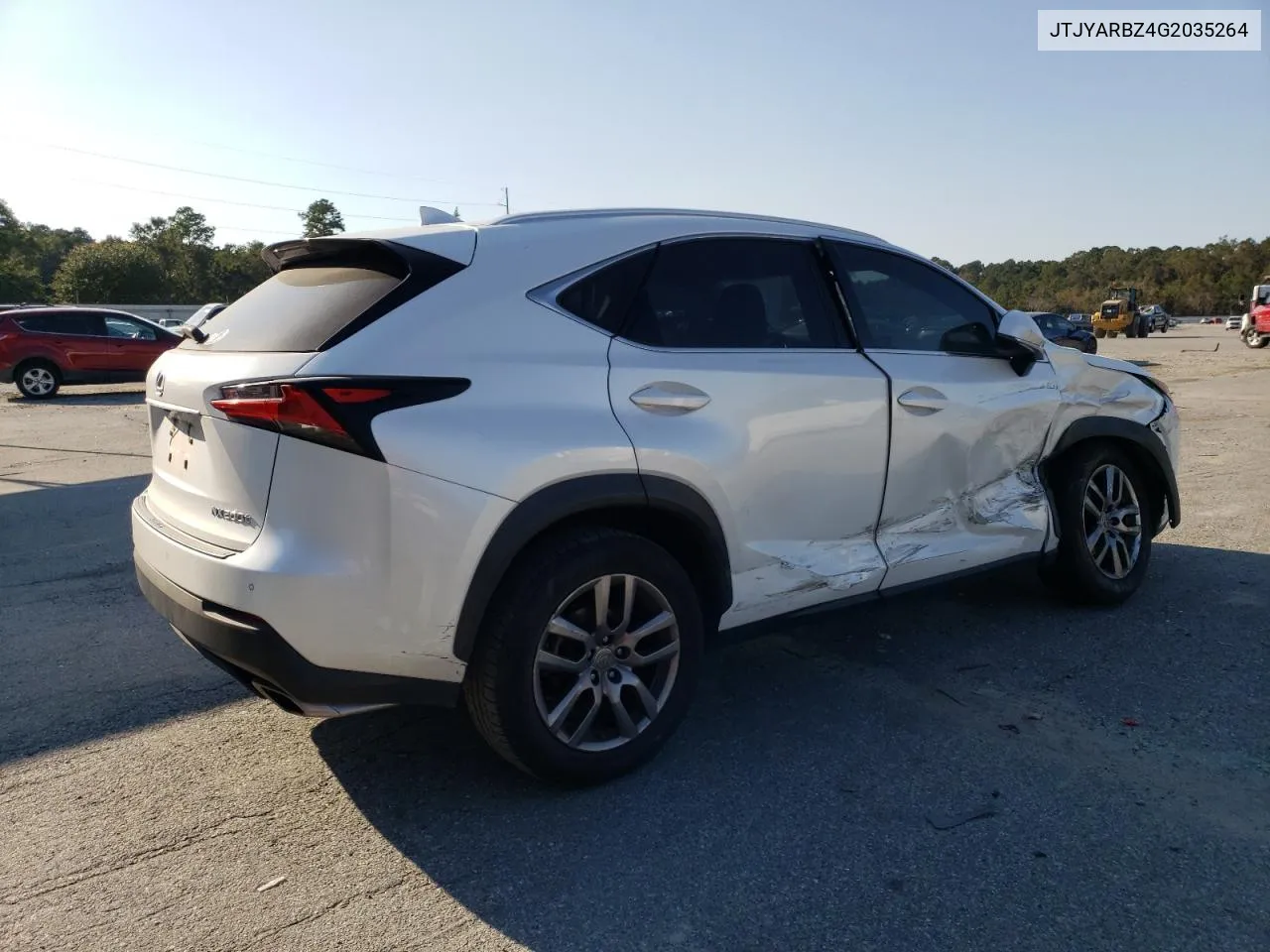 2016 Lexus Nx 200T Base VIN: JTJYARBZ4G2035264 Lot: 75940054