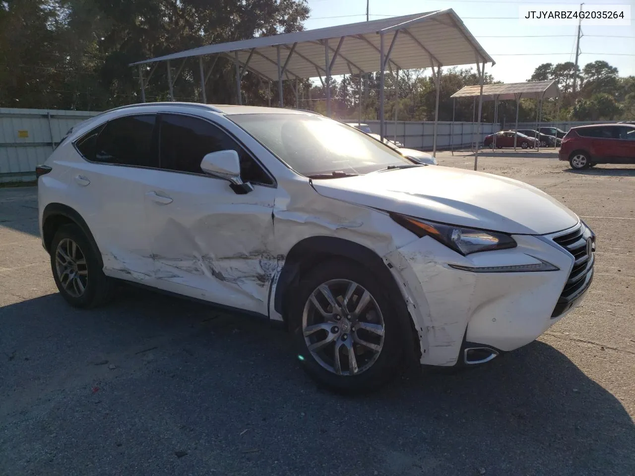 2016 Lexus Nx 200T Base VIN: JTJYARBZ4G2035264 Lot: 75940054