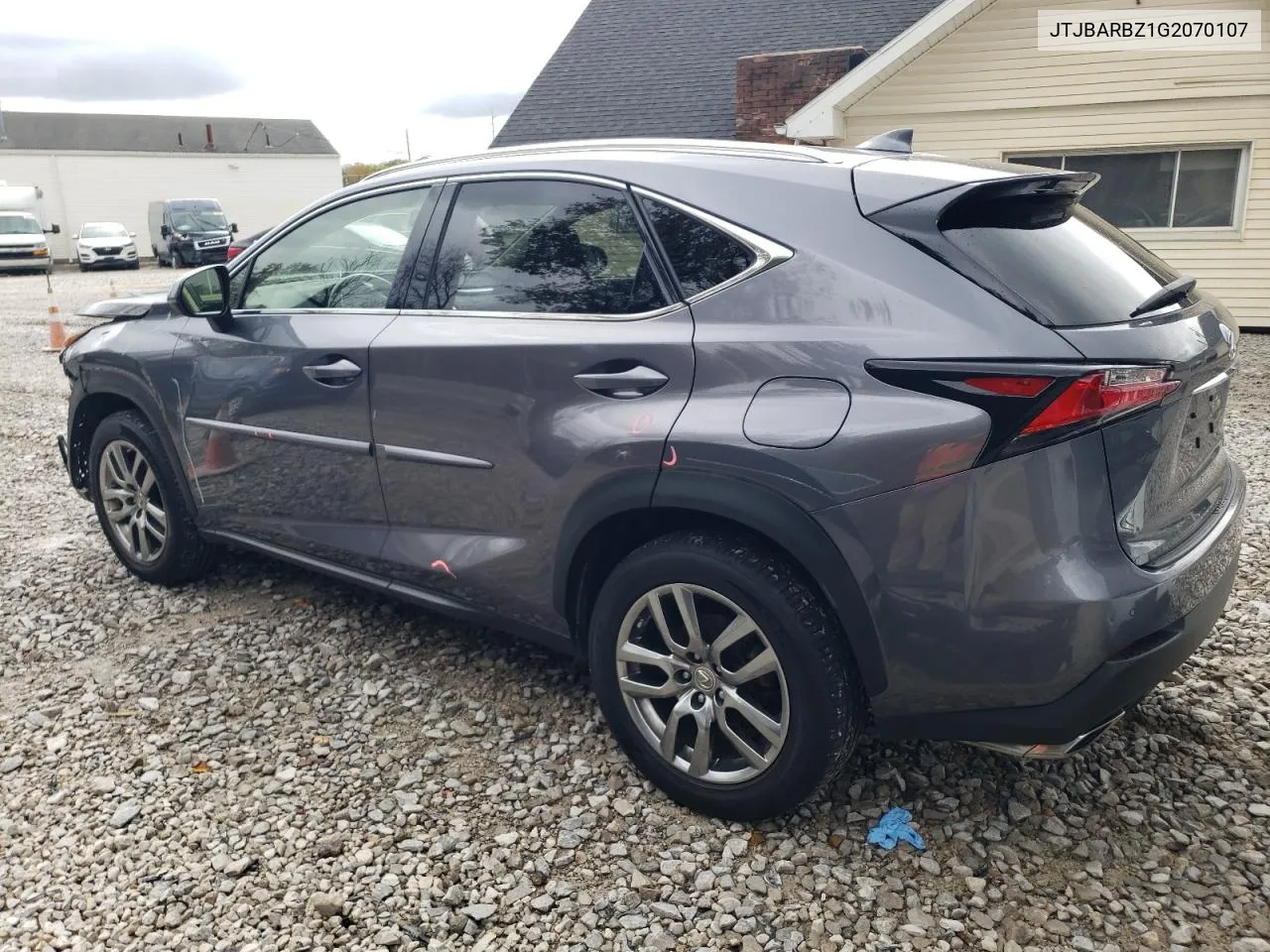 2016 Lexus Nx 200T Base VIN: JTJBARBZ1G2070107 Lot: 76035544