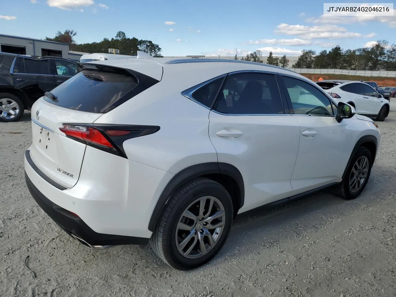 2016 Lexus Nx 200T Base VIN: JTJYARBZ4G2046216 Lot: 76481594