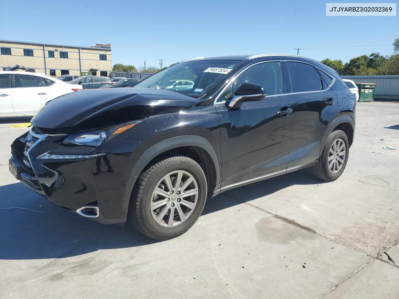 2016 Lexus Nx 200T Base VIN: JTJYARBZ3G2032369 Lot: 76667504