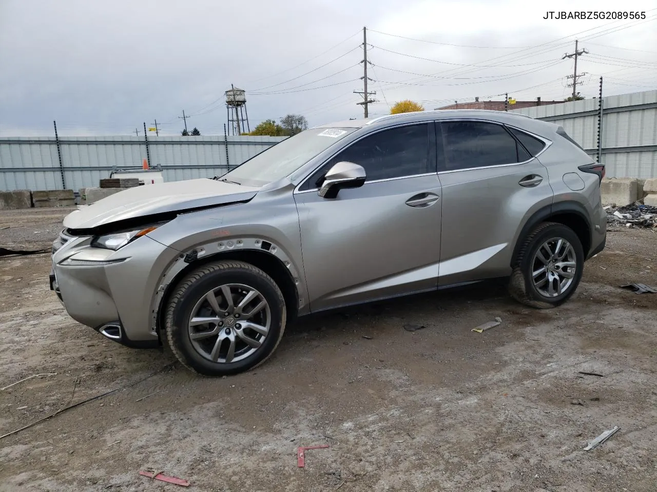 2016 Lexus Nx 200T Base VIN: JTJBARBZ5G2089565 Lot: 76902914