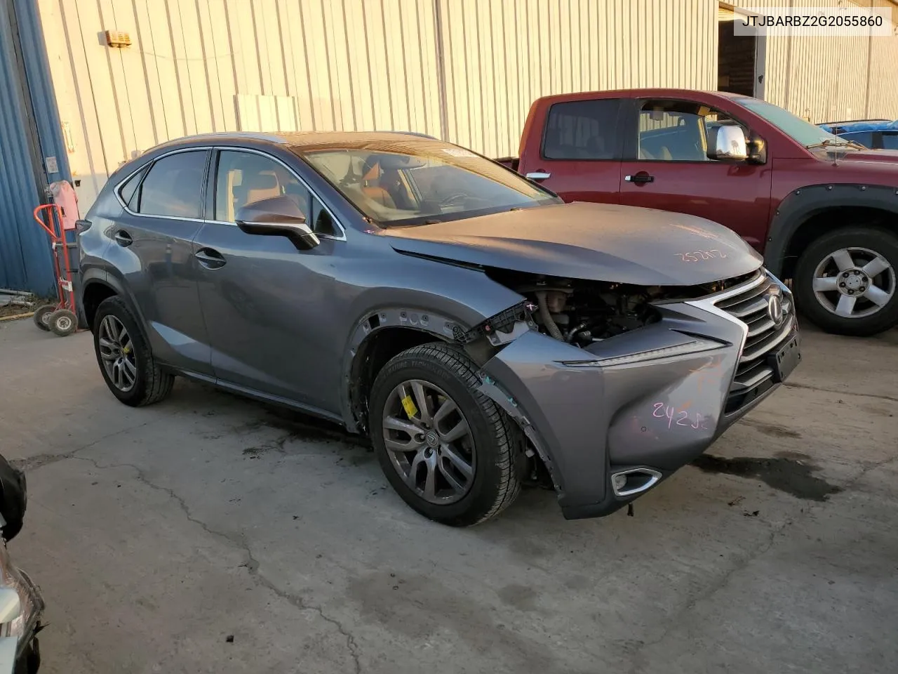 2016 Lexus Nx 200T Base VIN: JTJBARBZ2G2055860 Lot: 77191754