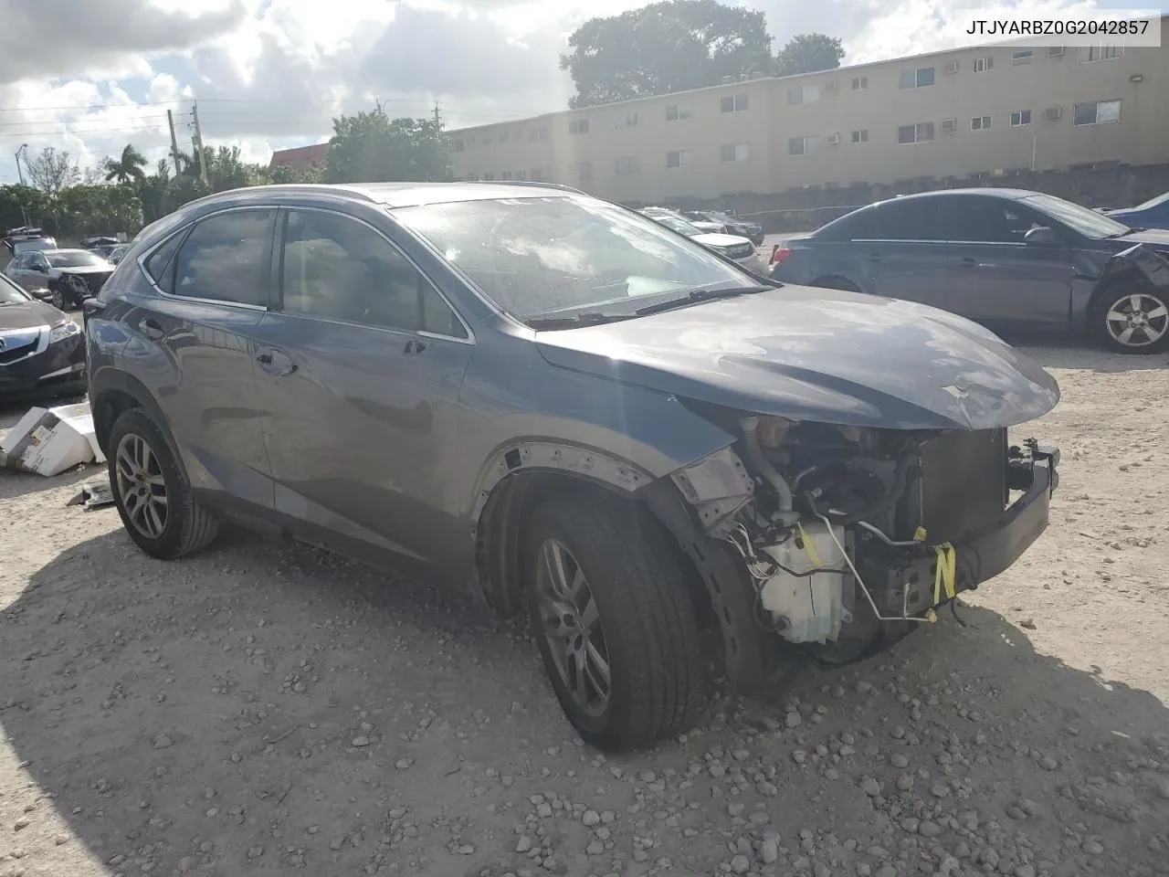 2016 Lexus Nx 200T Base VIN: JTJYARBZ0G2042857 Lot: 77217154