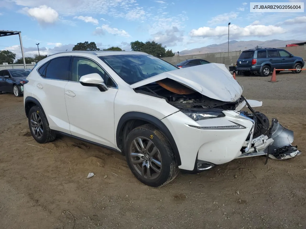 2016 Lexus Nx 200T Base VIN: JTJBARBZ9G2056004 Lot: 77641834