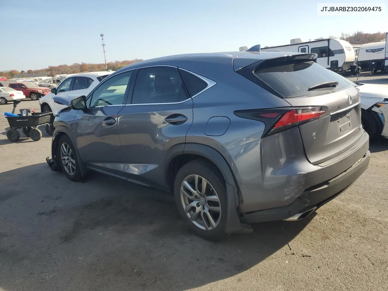 2016 Lexus Nx 200T Base VIN: JTJBARBZ3G2069475 Lot: 78660314