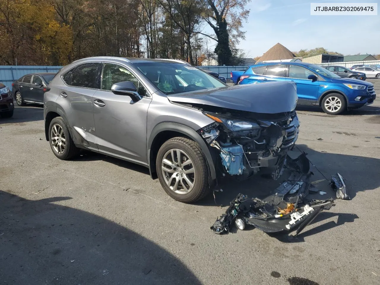 2016 Lexus Nx 200T Base VIN: JTJBARBZ3G2069475 Lot: 78660314