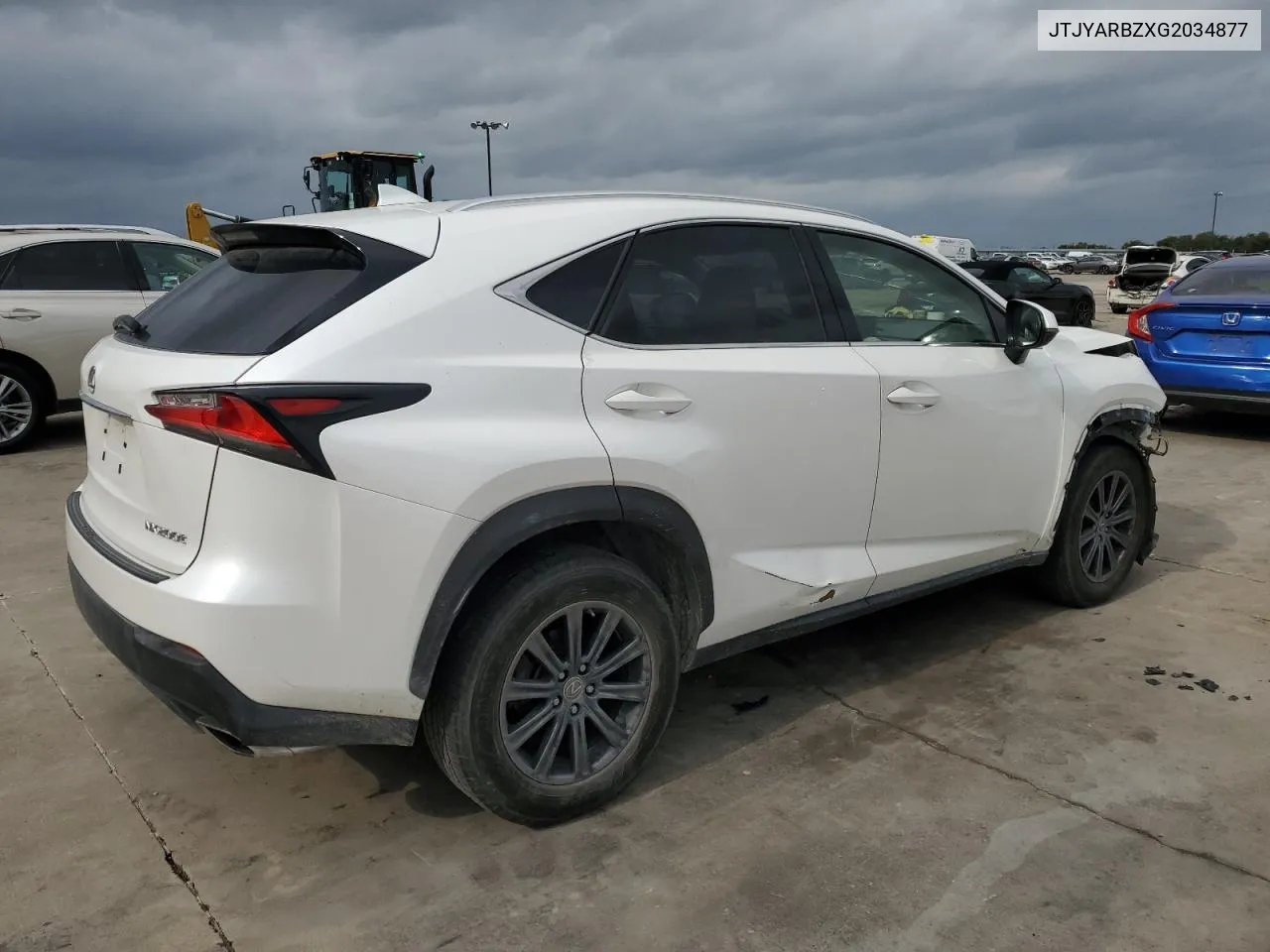 2016 Lexus Nx 200T Base VIN: JTJYARBZXG2034877 Lot: 78759884