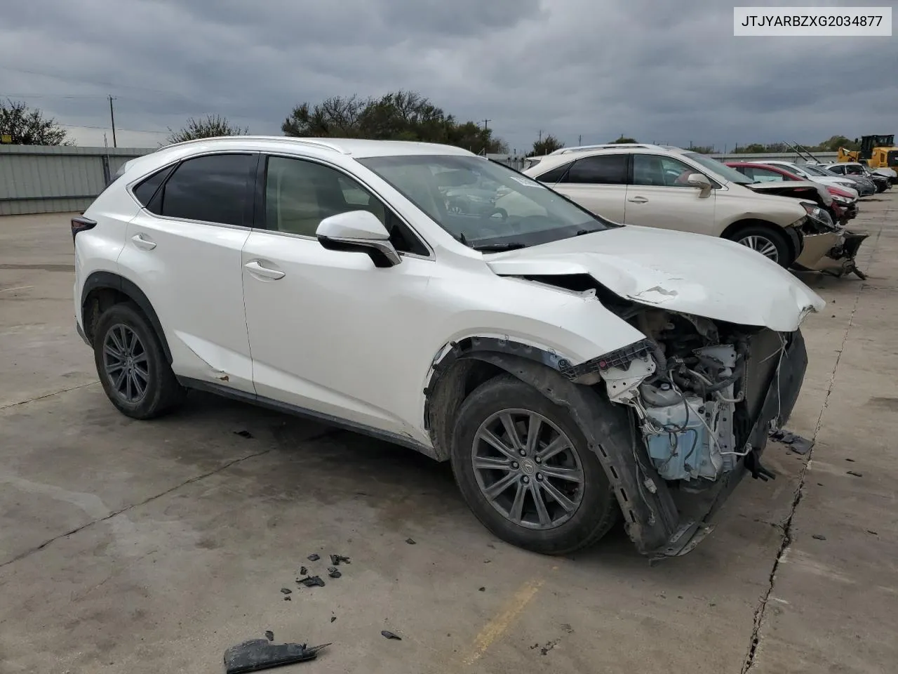 2016 Lexus Nx 200T Base VIN: JTJYARBZXG2034877 Lot: 78759884