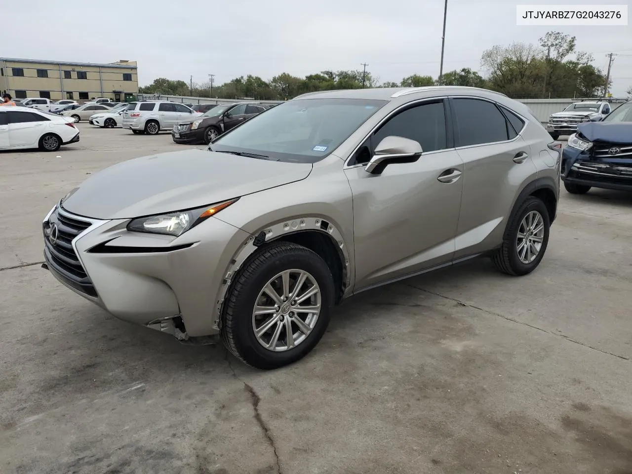 2016 Lexus Nx 200T Base VIN: JTJYARBZ7G2043276 Lot: 79528914