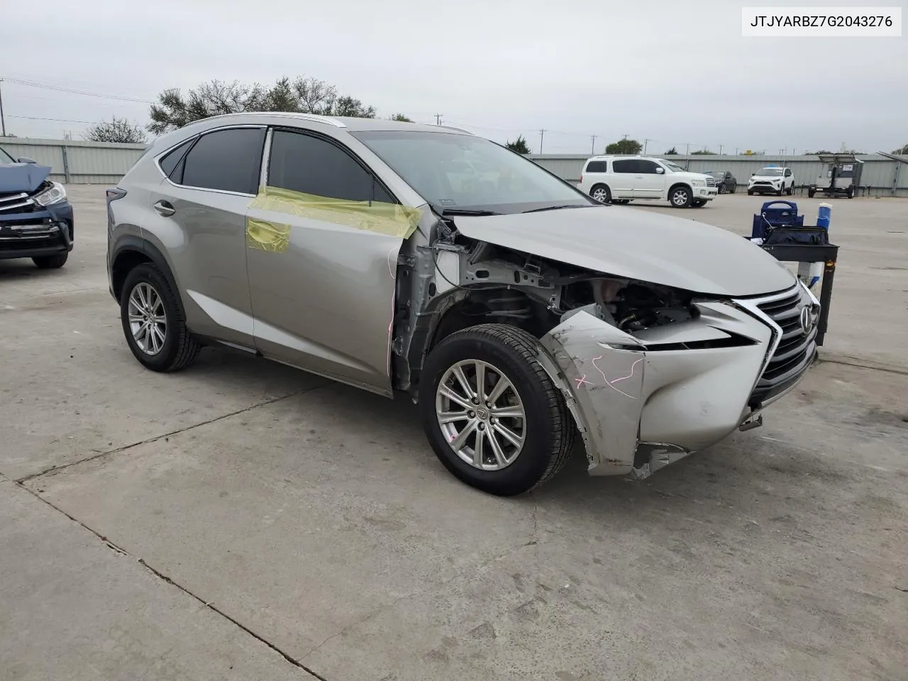 2016 Lexus Nx 200T Base VIN: JTJYARBZ7G2043276 Lot: 79528914