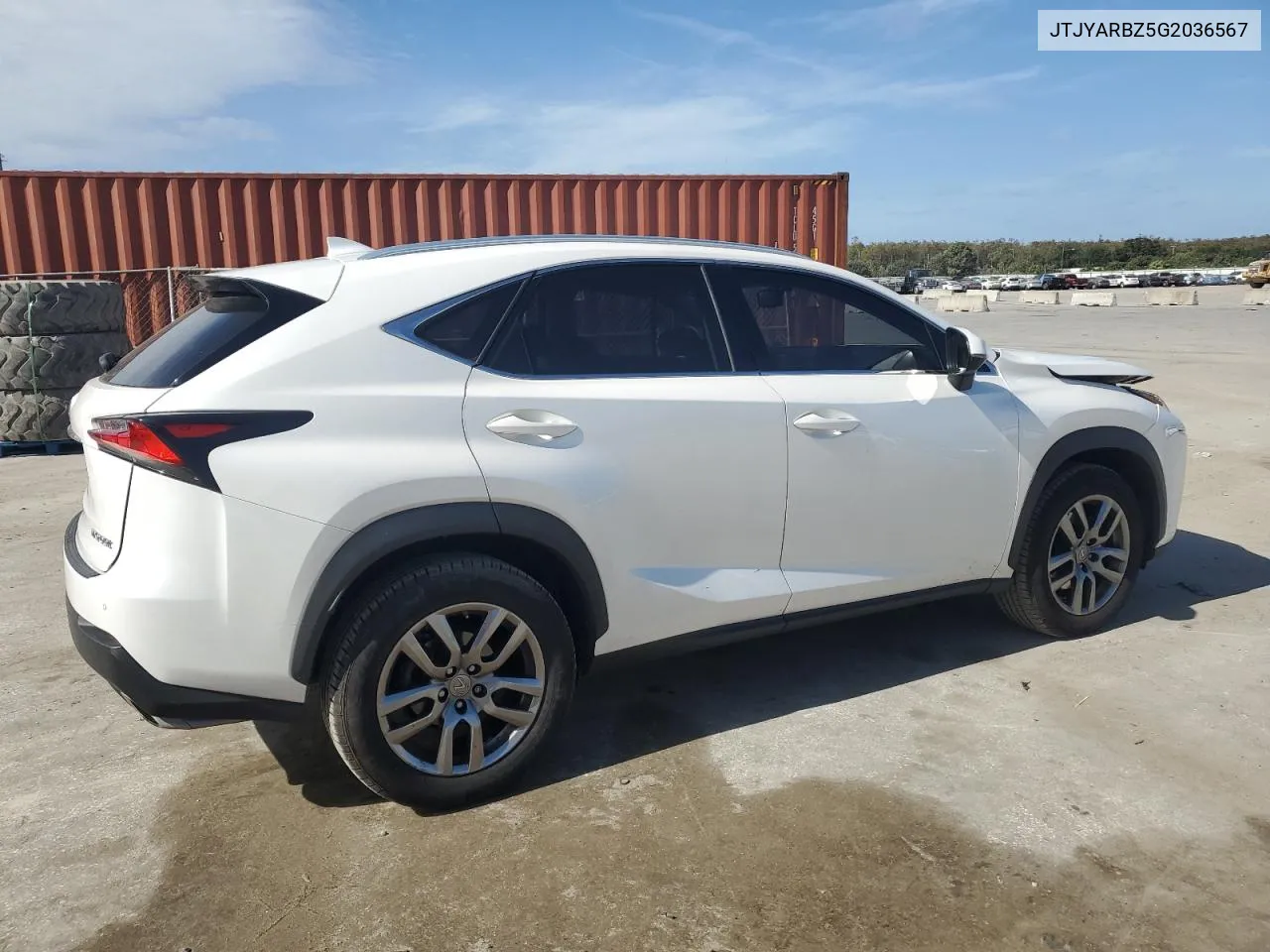 2016 Lexus Nx 200T Base VIN: JTJYARBZ5G2036567 Lot: 80800254