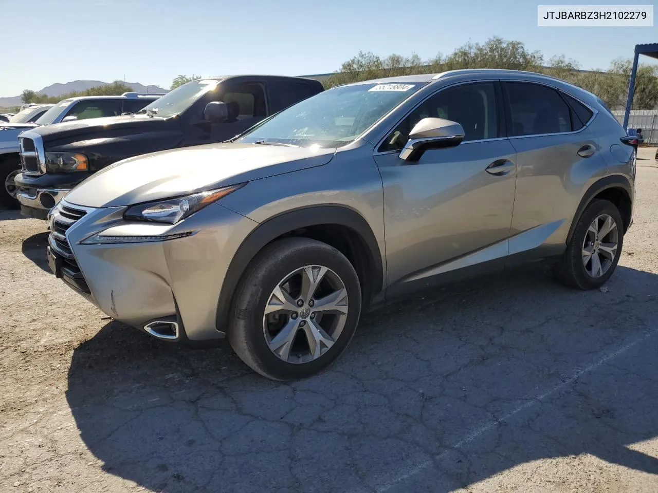 2017 Lexus Nx 200T Base VIN: JTJBARBZ3H2102279 Lot: 55218804