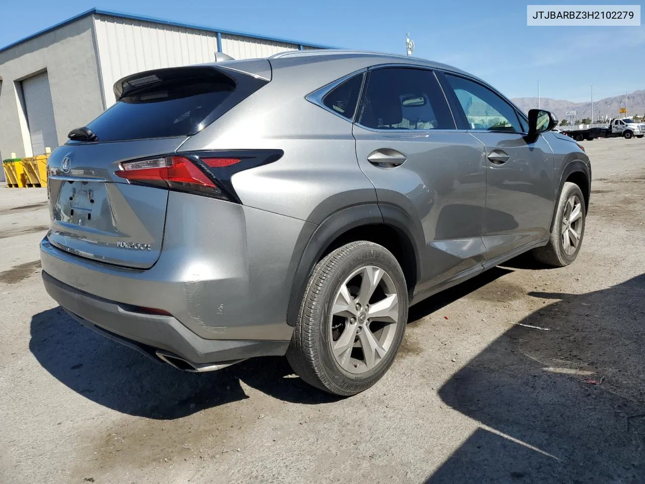 2017 Lexus Nx 200T Base VIN: JTJBARBZ3H2102279 Lot: 55218804