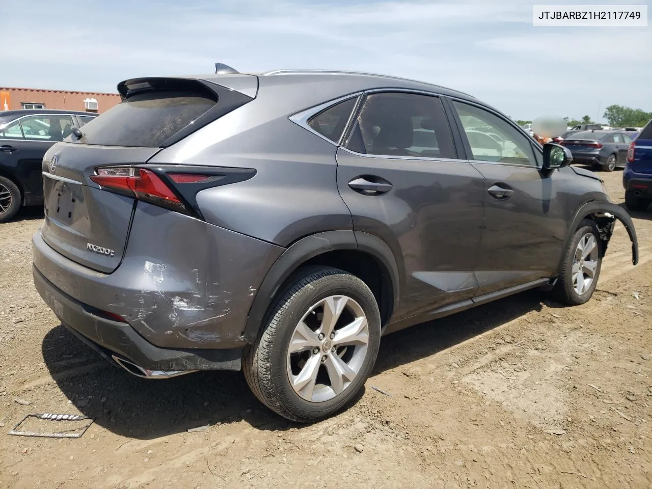 2017 Lexus Nx 200T Base VIN: JTJBARBZ1H2117749 Lot: 56731704