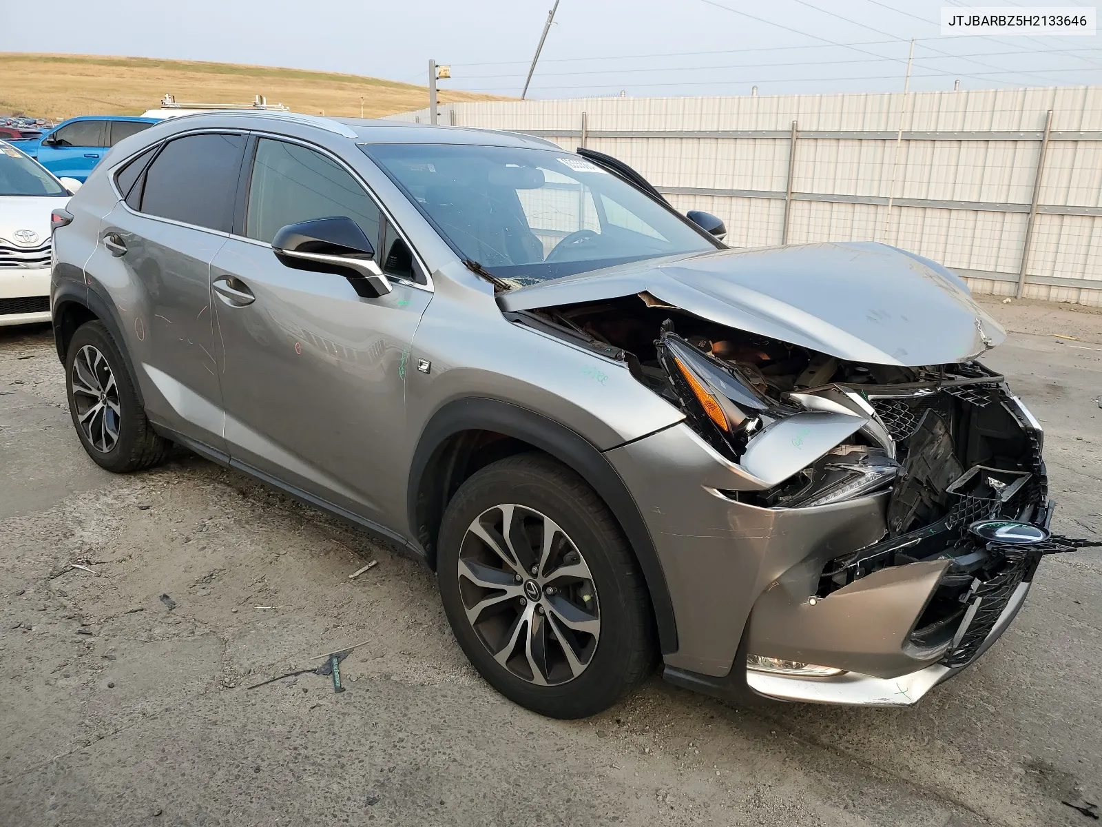 2017 Lexus Nx 200T Base VIN: JTJBARBZ5H2133646 Lot: 63553864